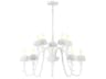 Minka Lavery North Fork 5-Light Sand White Candelabra Chandelier