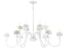 Minka Lavery North Fork 6-Light Sand White Candelabra Chandelier