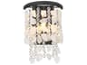 Minka Lavery Shimmering Elegance 1-Light Sand Coal Black Wall Sconce