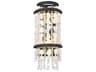 Minka Lavery Shimmering Elegance 2-Light Sand Coal Black Wall Sconce