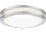 Minka Lavery 1-Light Brushed Nickel LED Round Flush Mount