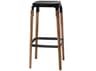 Magis Steelwood Walnut Wood Bar Stool