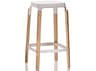 Magis Steelwood Beech Wood Bar Stool