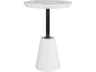 Moe's Home Outdoor Foundation White Round End Table