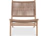 Moe's Home Outdoor Palma Lounge Chair Warm Brown