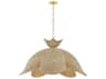 Mitzi Solie 1-Light Aged Brass Dome Pendant