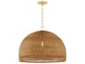Mitzi April 1-Light Aged Brass Pendant