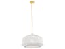 Mitzi Amanza 1-Light Aged Brass Pendant