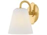 Mitzi Leonella 1-Light Aged Brass Vanity Light