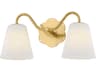 Mitzi Leonella 2-Light Aged Brass Vanity Light