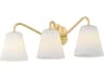 Mitzi Leonella 3-Light Aged Brass Vanity Light