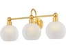 Mitzi Jerica 3-Light Aged Brass Vanity Light