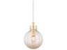 Mitzi Benita 1-Light Aged Brass Globe Pendant