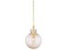 Mitzi Benita 1-Light Aged Brass Globe Mini Pendant