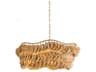 Mitzi Daria 1-Light Aged Brass Round Chandelier