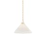 Mitzi Merida 1-Light Aged Brass Pendant