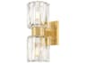 Mitzi Danae 2-Light Aged Brass Vanity Light