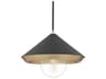 Mitzi Marnie 1-Light Aged Brass Black Pendant