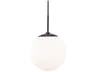 Mitzi Paige 1-Light Old Bronze Glass Globe Mini Pendant