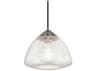Mitzi Maya 1-Light Polished Nickel Glass Mini Pendant