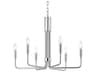 Mitzi Brigitte 6-Light Polished Nickel Candelabra Chandelier