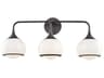 Mitzi Reese 3-Light Old Bronze Glass Vanity Light