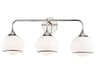 Mitzi Reese 3-Light Polished Nickel Glass Vanity Light