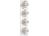 Mitzi Shea 4-Light Polished Nickel Glass Vanity Light
