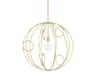 Mitzi Alanis 1-Light Aged Brass Globe Pendant