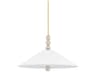 Mitzi Alexis 2-Light Aged Brass Empire Pendant