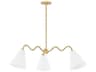 Mitzi Onda 3-Light Aged Brass Chandelier