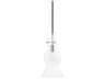 Mitzi Mirabel 1-Light Polished Nickel Glass Mini Pendant