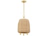 Mitzi Elena 1-Light Aged Brass Mini Pendant