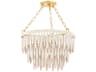Mitzi Tiffany 1-Light Aged Brass Chandelier