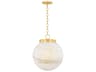 Mitzi Ambra 1-Light Aged Brass Pendant
