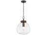 Mitzi Della 1-Light True Bronze Mini Pendant