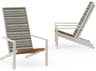 MamaGreen Bondi Quick Ship Sling Aluminum Teak Adirondack