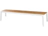 MamaGreen Baia Quick Ship Aluminum Teak Outdoor Patio Bench
