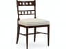 Mr. & Mrs. Howard Tilly Hardwood Brown Upholstered Armless Dining Chair
