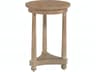 Mr. & Mrs. Howard Honore Round Wood End Table