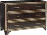 Mr. & Mrs. Howard Directoire 3Drawers Brown Maple Wood Dresser