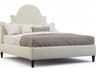 Mr. & Mrs. Howard Lauren Beige Hardwood Upholstered King Panel Bed