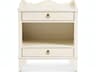 Mr. & Mrs. Howard Woody 2Drawers White Maple Wood Nightstand