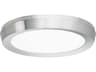 Modern Forms Argo 1-Light Brushed Nickel LED Round Flush Mount