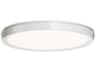 Modern Forms Argo 1-Light Brushed Nickel LED Round Flush Mount