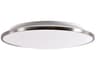 Modern Forms Puck 1-Light Brushed Nickel LED Round Flush Mount