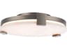 Modern Forms Catalonia 1-Light Antique Nickel LED Round Flush Mount