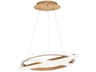Modern Forms Veloce 3-Light Aged Brass Pendant
