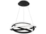Modern Forms Veloce 3-Light Black LED Pendant