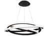 Modern Forms Veloce 3-Light Black LED Pendant